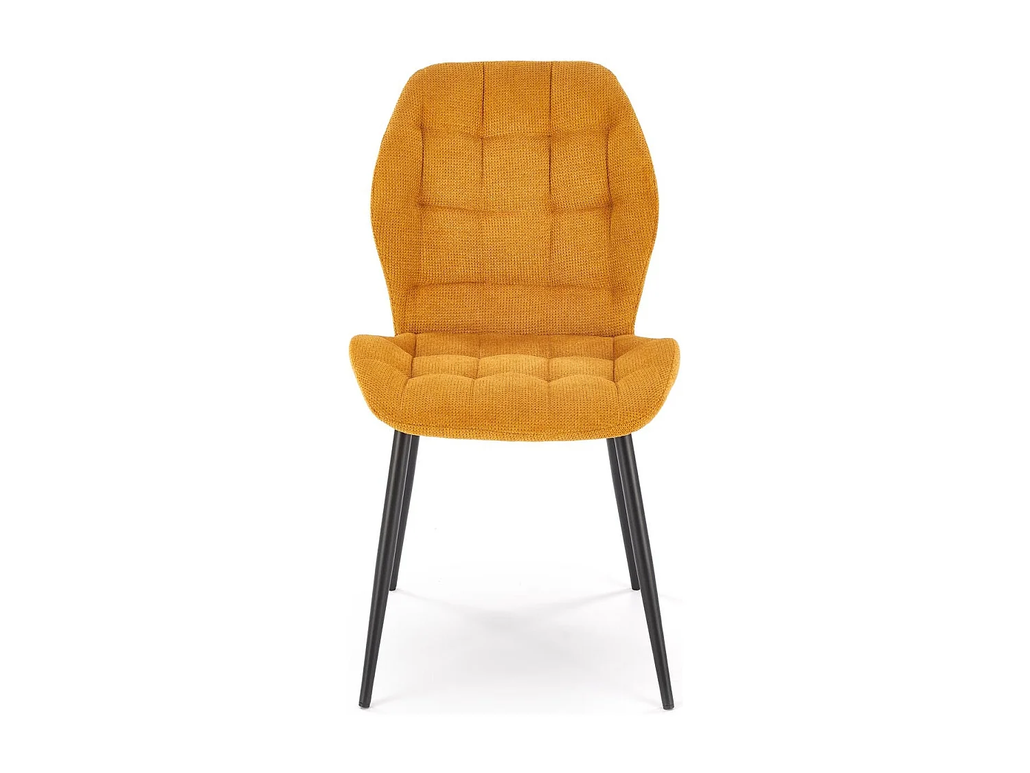 Krzesło tapicerowane K548 musztardowe