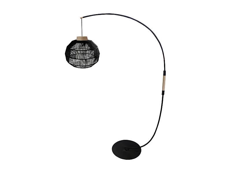 Candeeiro de Pé TOSEL ETOILES metal certo azul D20 x  H90  cm