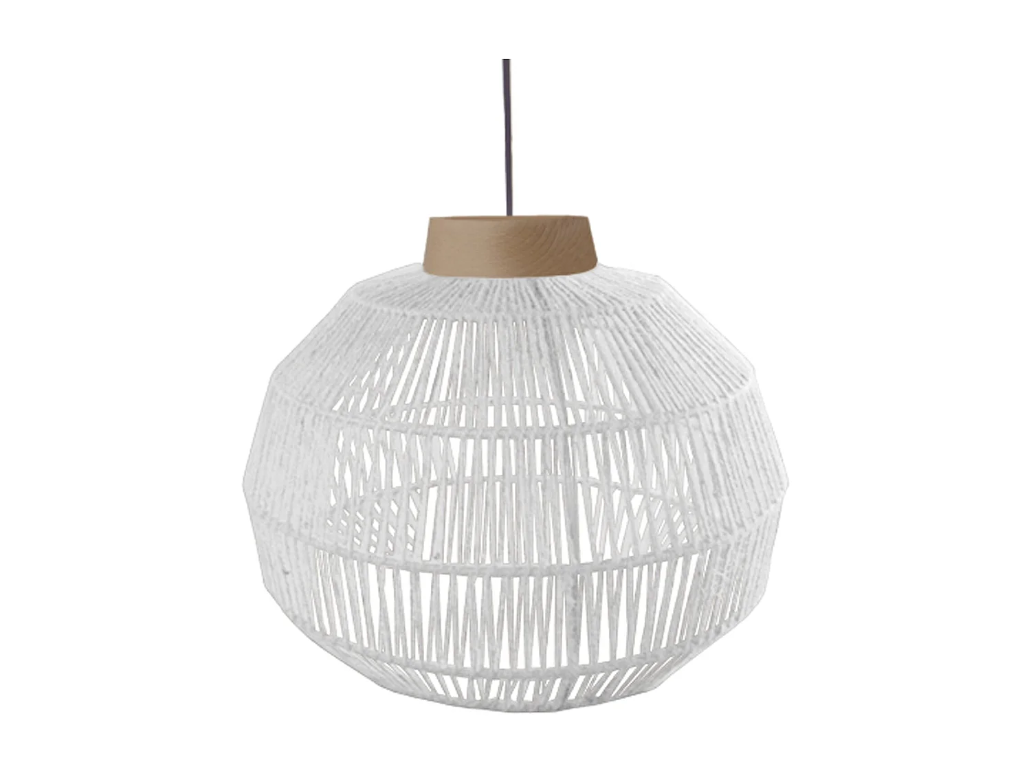 Lámpara de Pie TOSEL ,metal,madera,haya,Blanco,A195xD43xP110cm