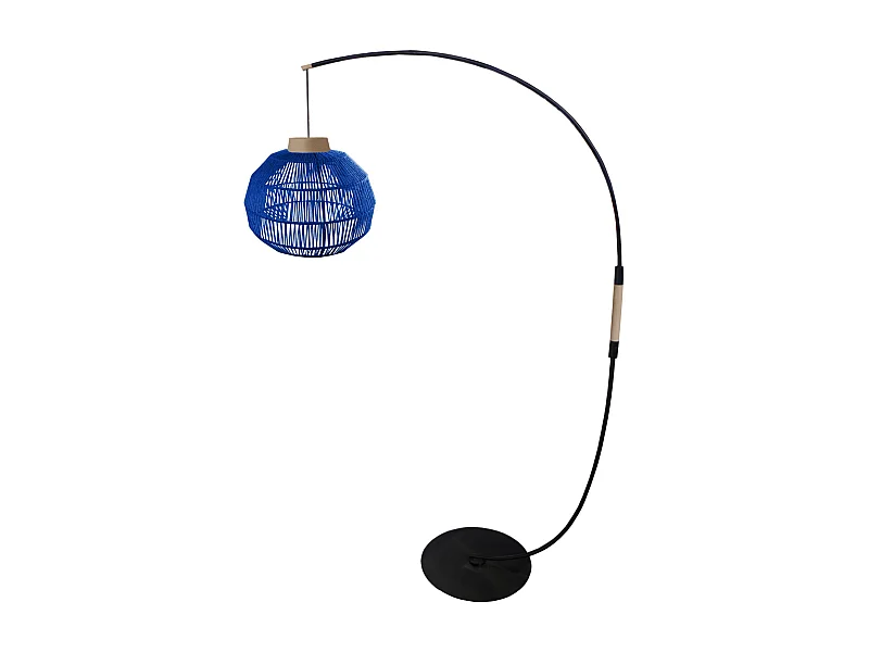 Candeeiro de Pé TOSEL ETOILES metal certo laranja D20 x  H90  cm