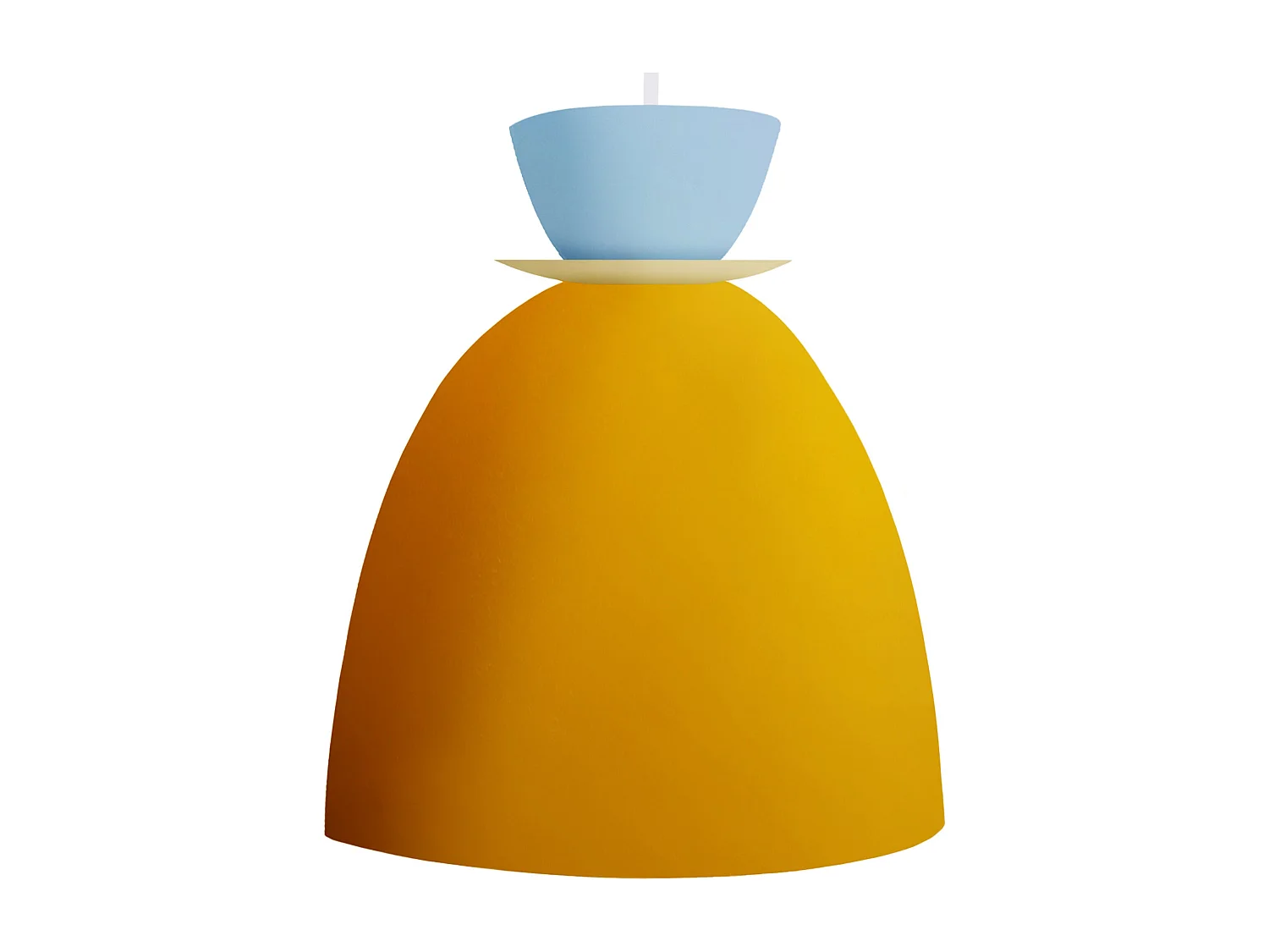 Aplique TOSEL ,madera,AMARILLO,A30xD24,5xP28cm