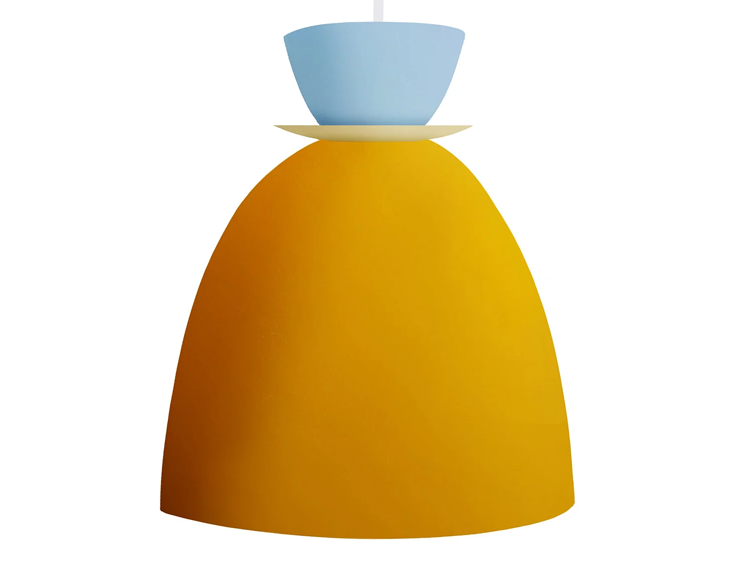 Applique TOSEL ,bois,Jaune ,H30xD21,5xP28cm