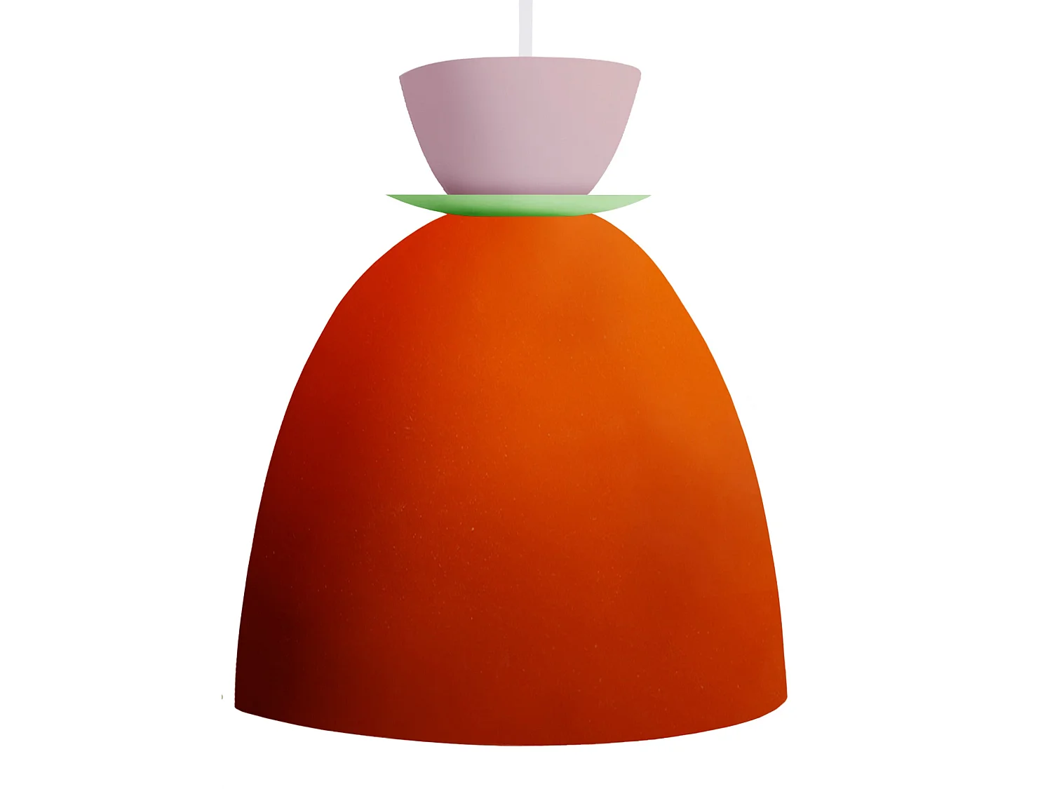 Applique TOSEL ,bois,Orange ,H30xD21,5xP28cm