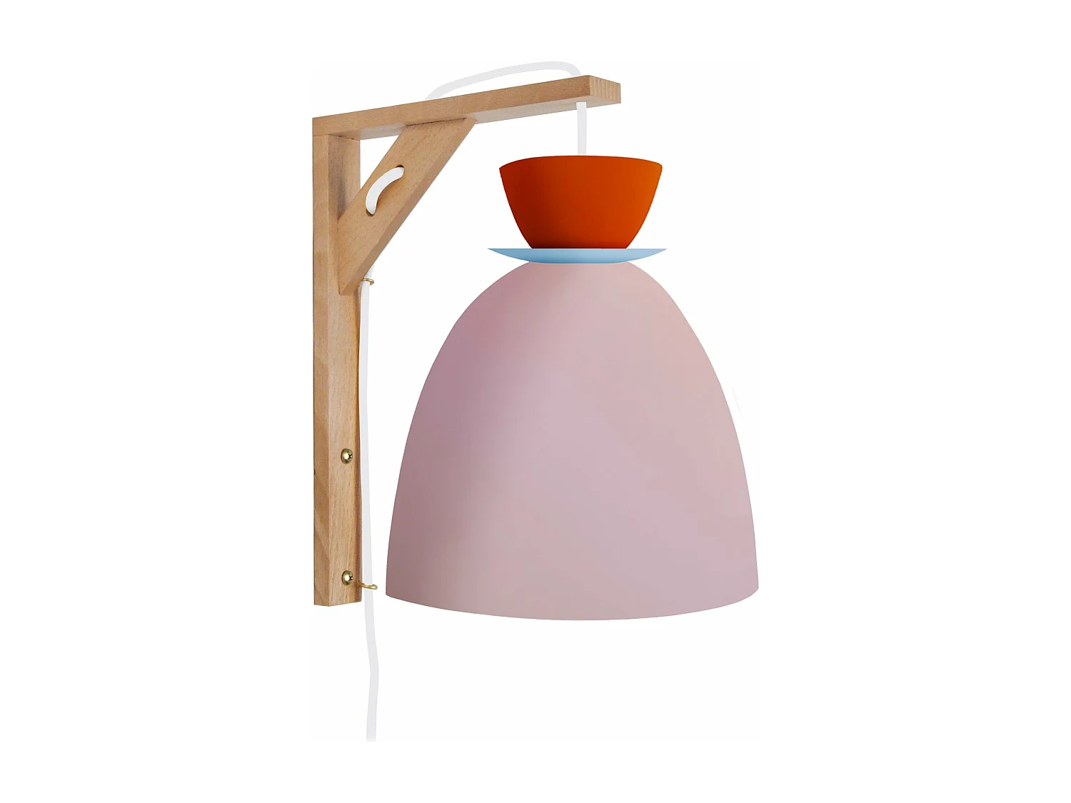 Applique 28cm. métal beige