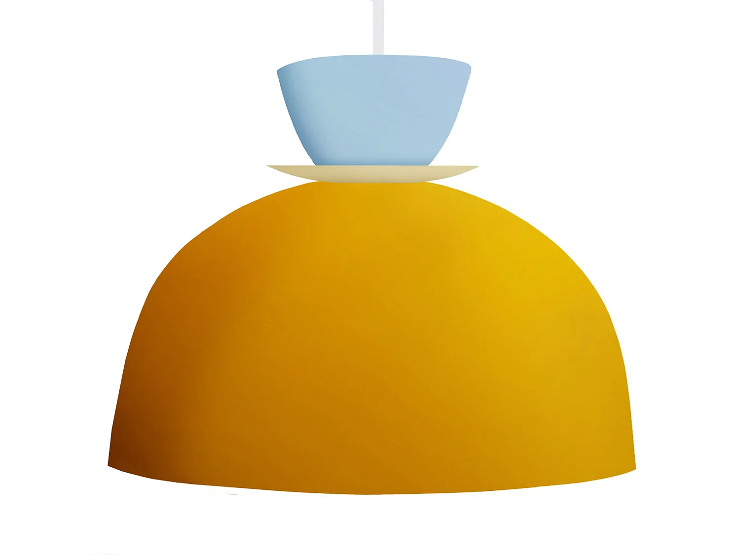 Applique TOSEL ,bois,Jaune ,H30xD24,5xP28cm