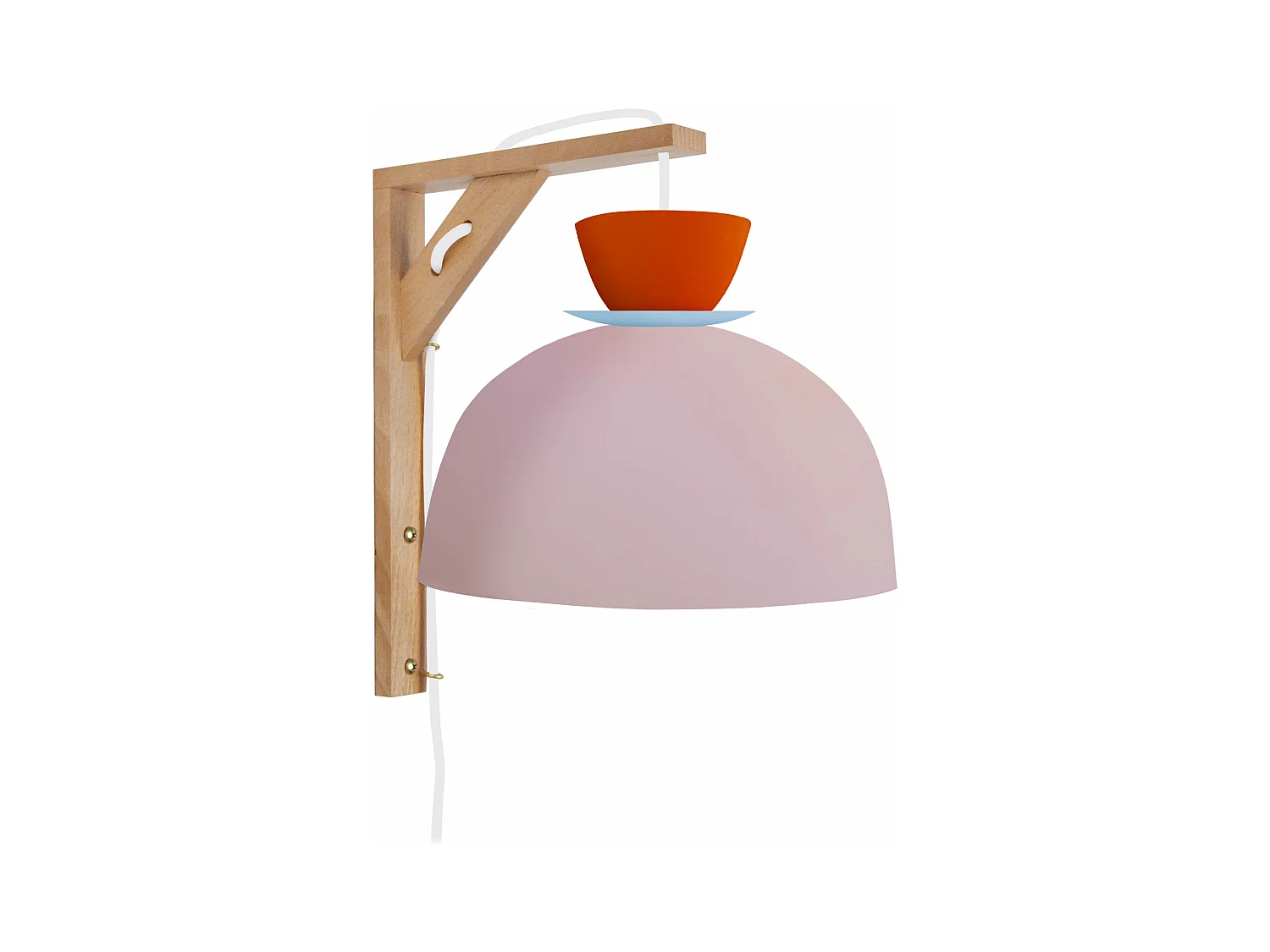 Applique 28cm. alliage beige