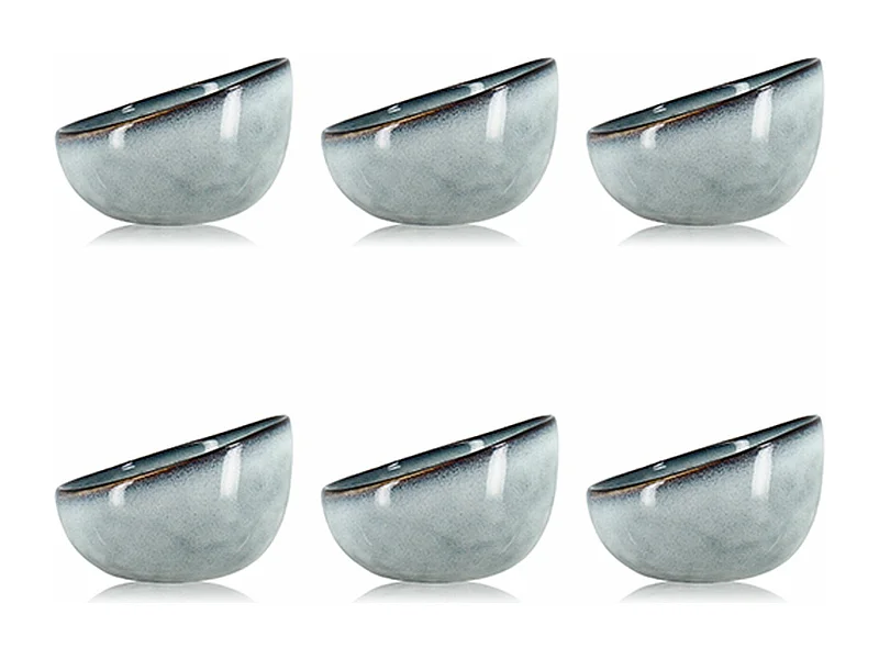 Ogo Living - Lot 6 Coupelles Aronal 12cm En Autres Ceramiques  Bleu