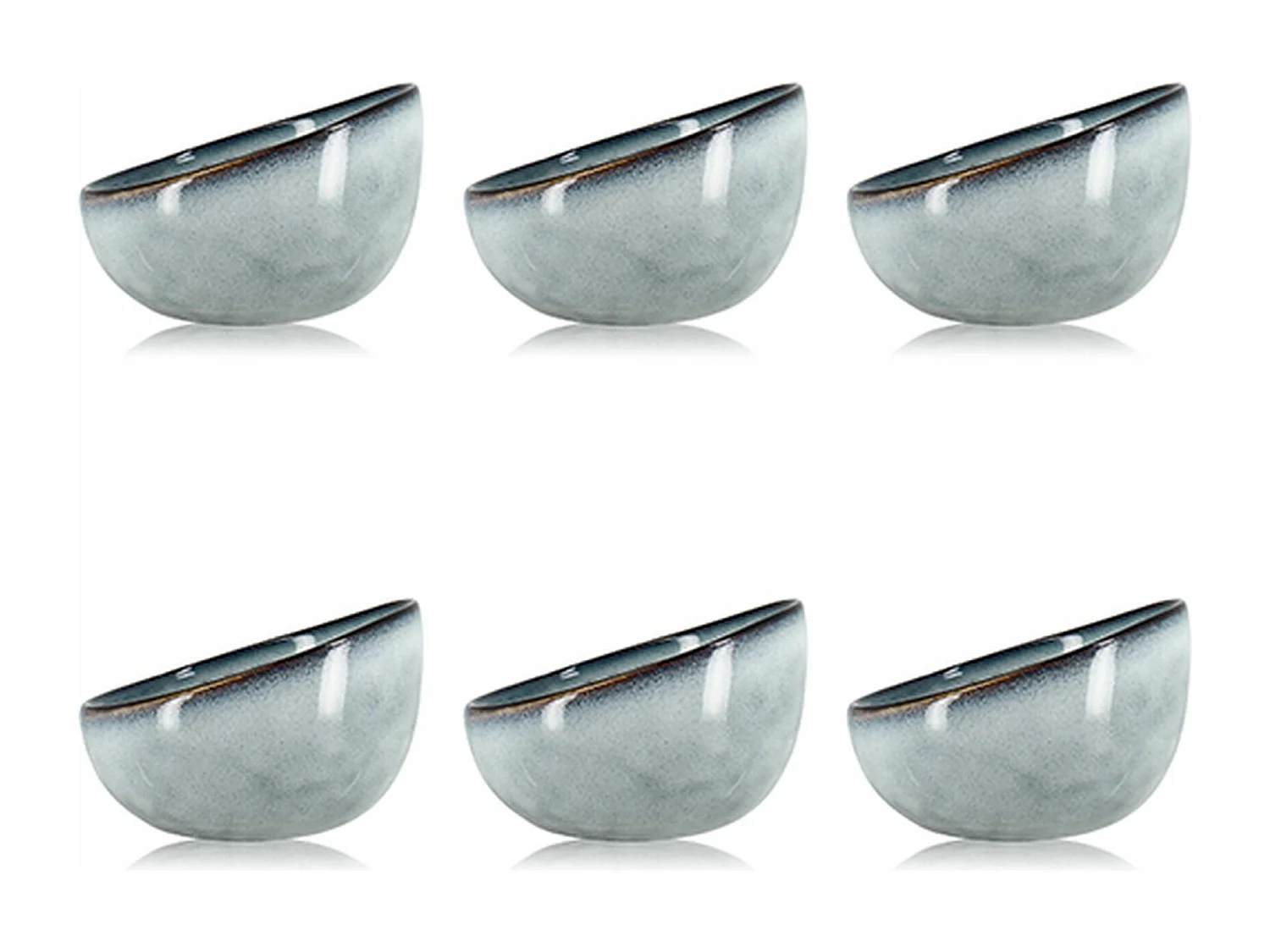 Ogo Living - Lot 6 Coupelles Aronal 12cm En Autres Ceramiques  Bleu