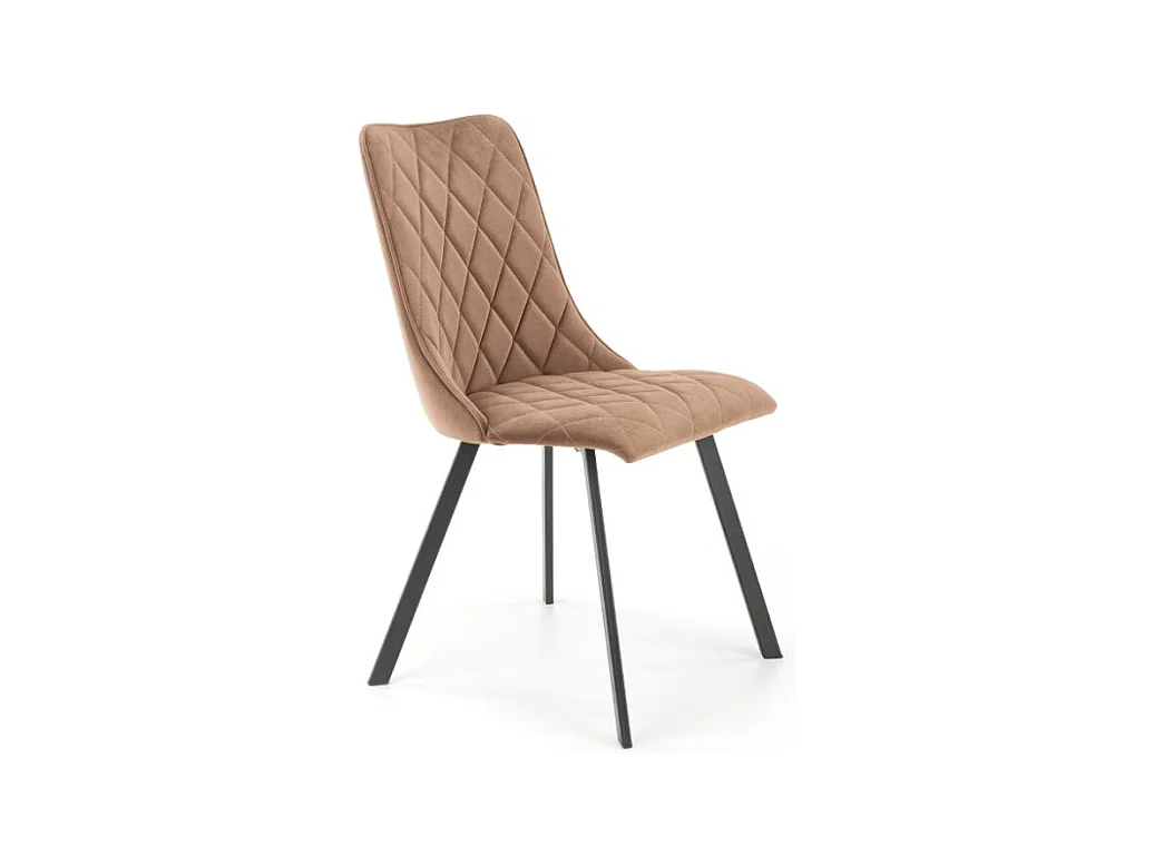 Krzesło tapicerowane K450 VELVET beżowe