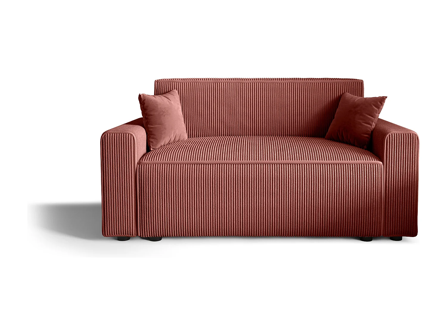 Sofa mit Schlaffunktion - 2 Sitzer - Rosa - MIRI-BIS