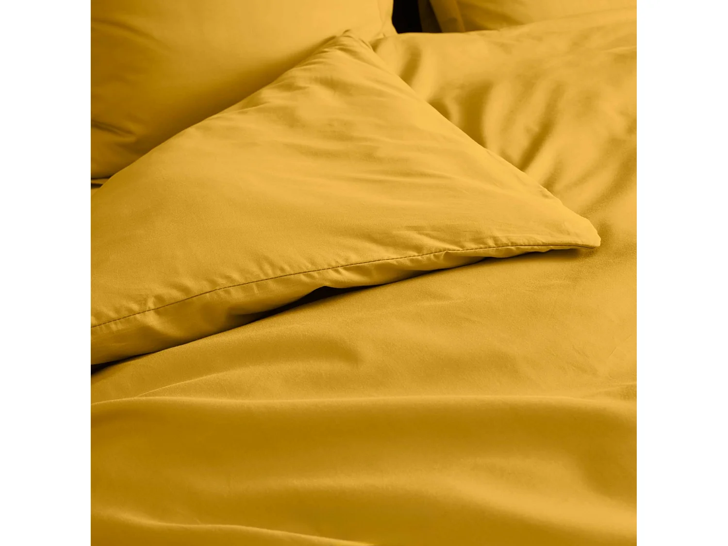 Housse de Couette "Percaline" 220x240cm Curry