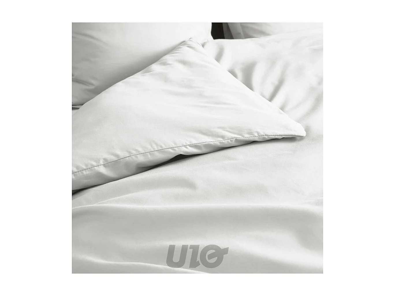 Copripiumino Percalle 100% Cotone Bianco 220x240cm - Confortevole & Certificato Oeko-Tex