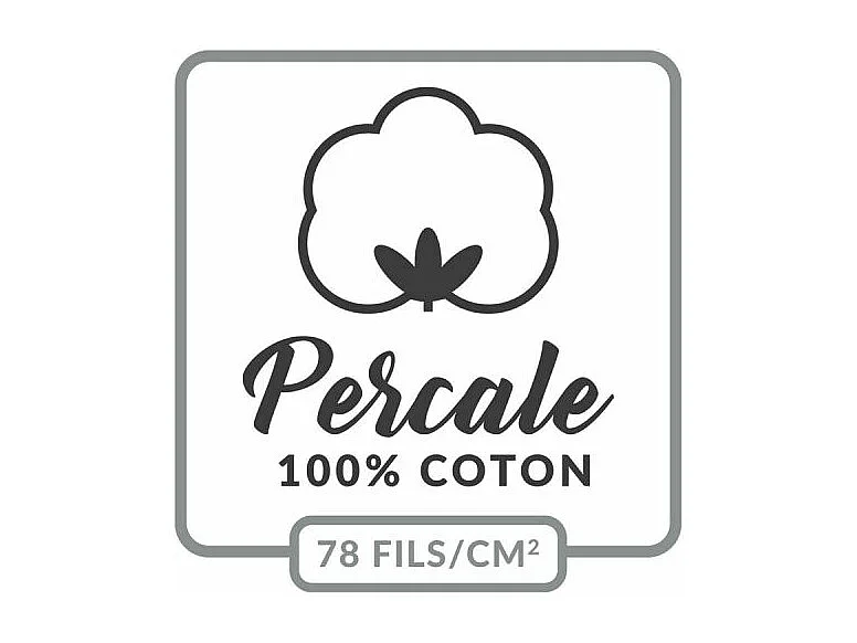 Uni Baumwoll-Perkal Bettbezug 240 x 220 cm