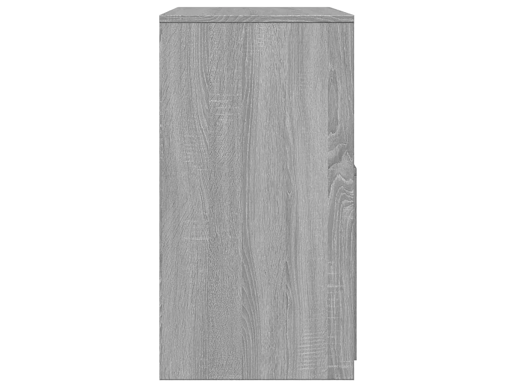 Kaptafel met krukje 60x40x113,5 cm grijs sonoma