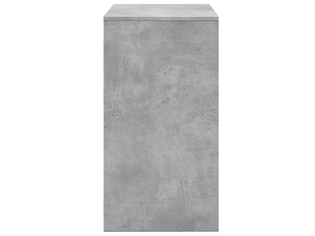 Kaptafel met krukje 60x40x113,5 cm betongrijs