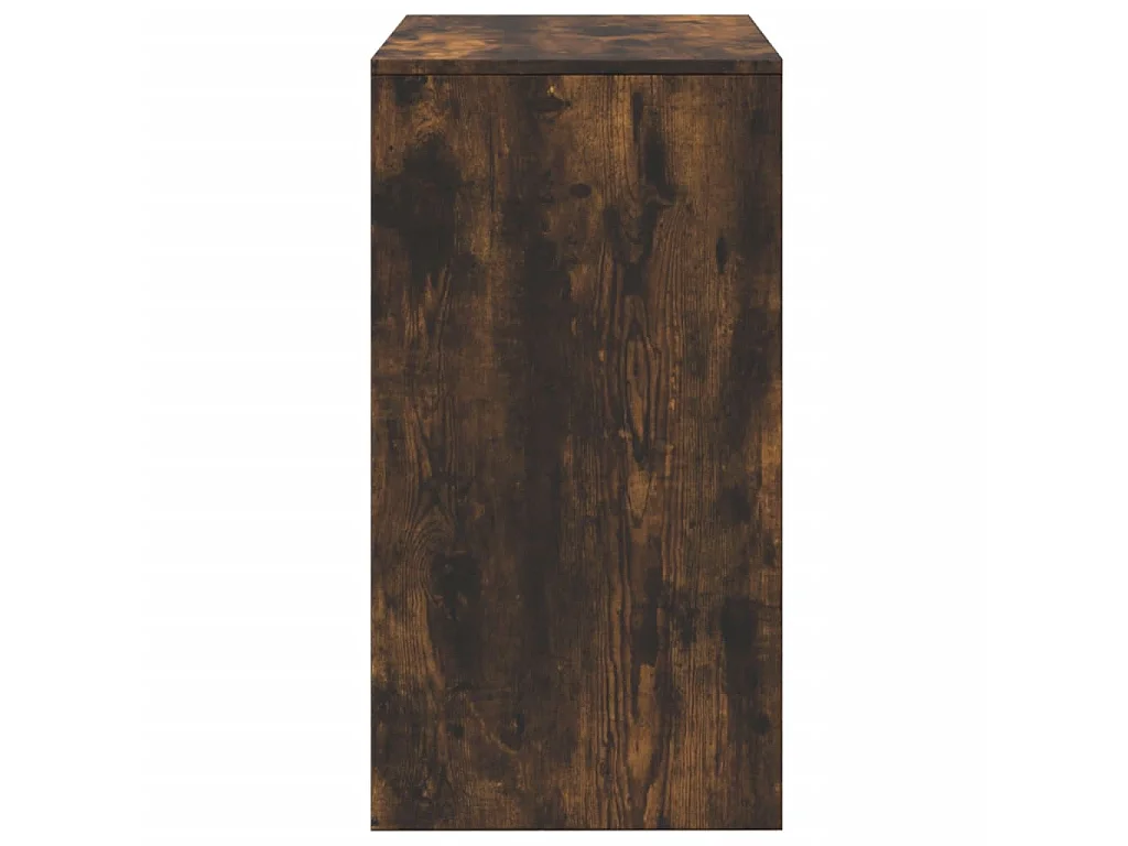 Coiffeuse et tabouret chêne fumé 60x40x113,5 cm