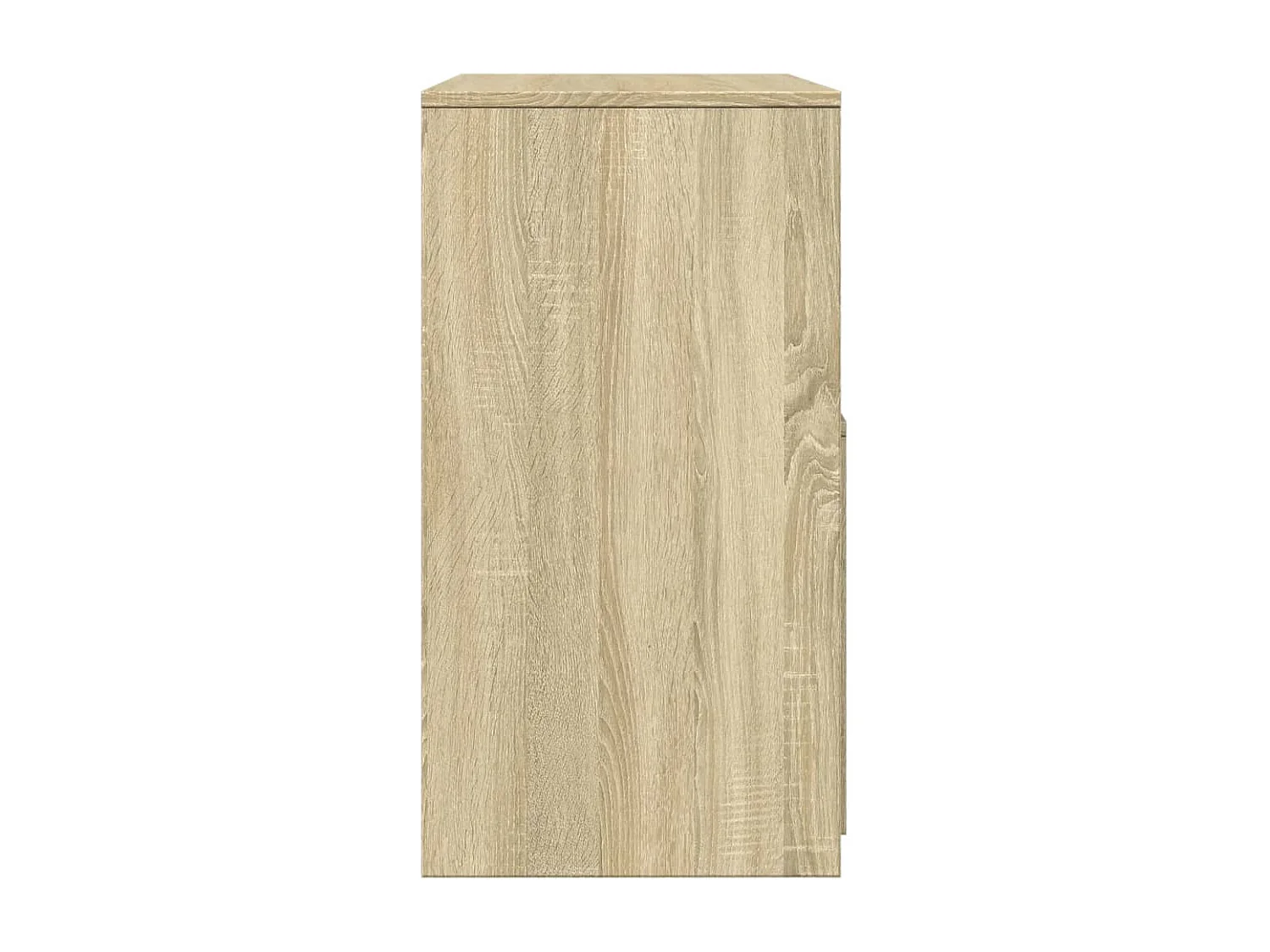 Coiffeuse et tabouret chêne sonoma 60x40x113,5 cm