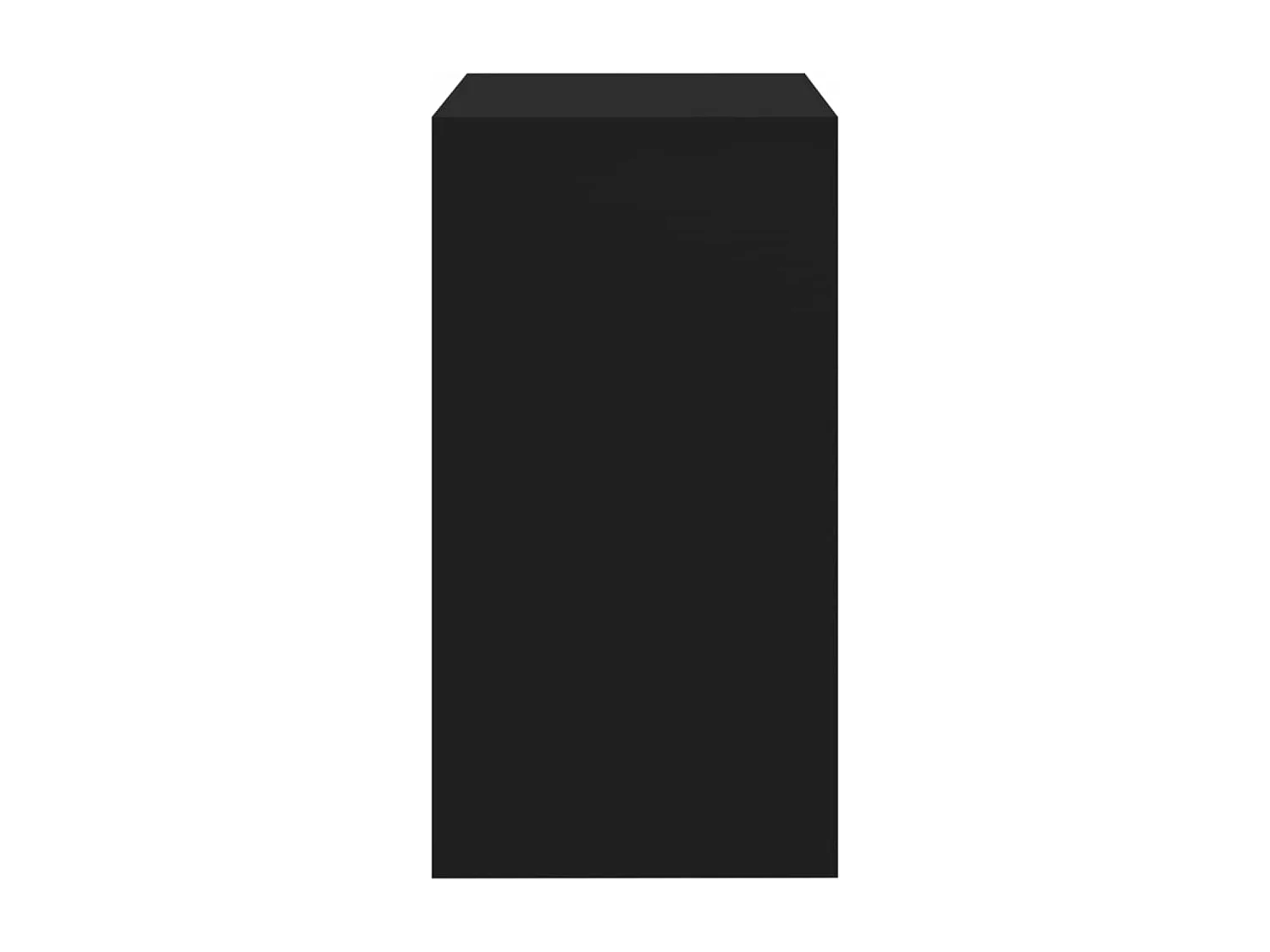 Tocador con taburete negro 60x40x113,5 cm