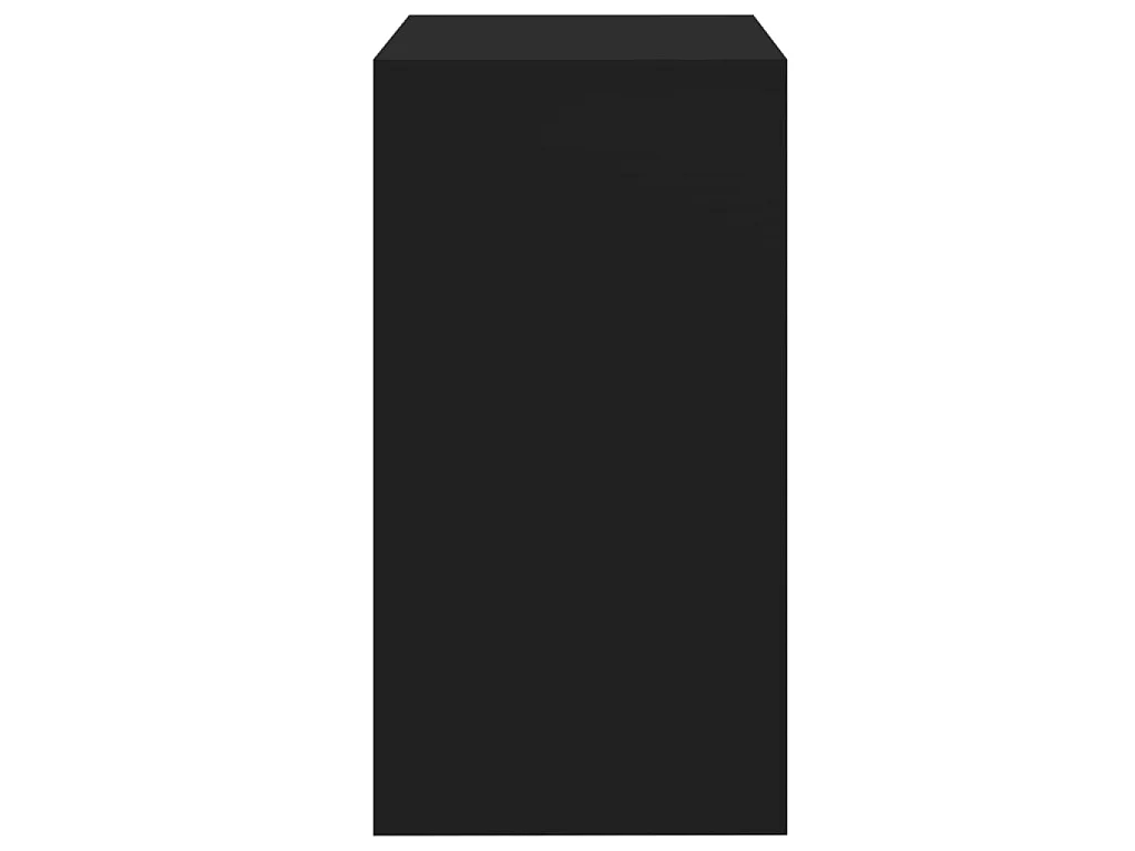 Toeletta e Sgabello Nero 60x40x113,5 cm