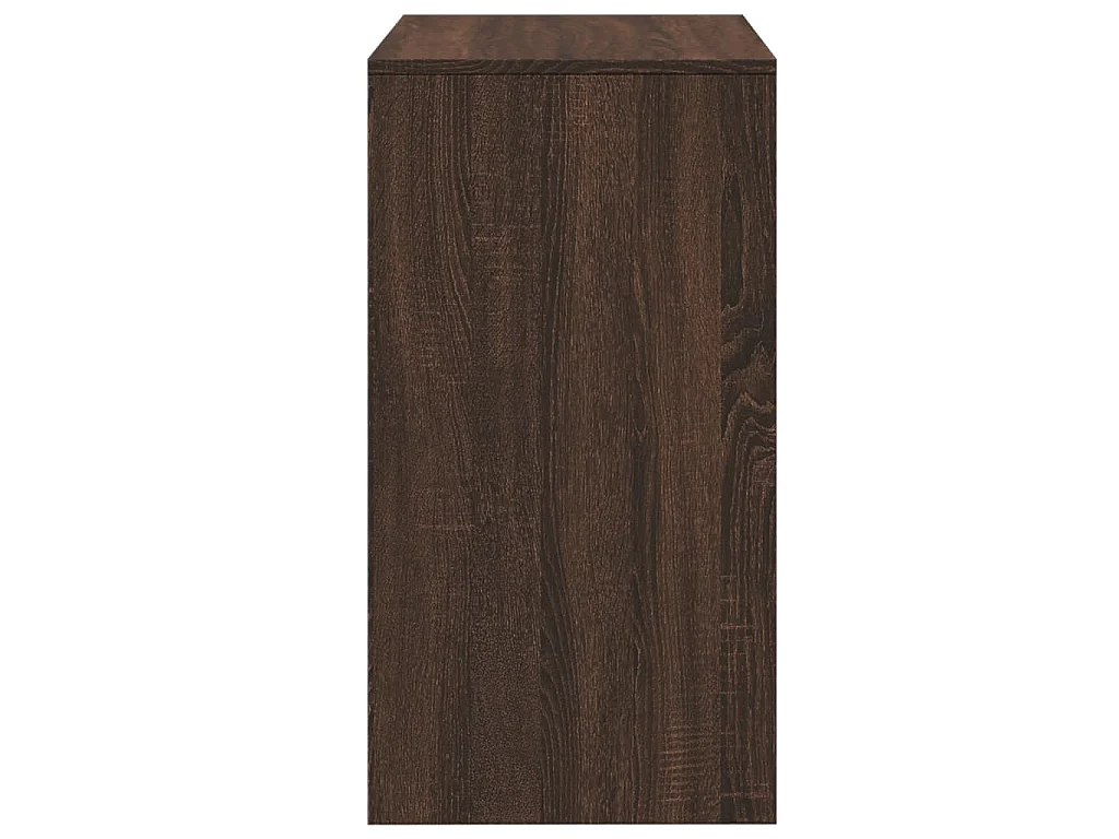 Schminktisch mit Hocker Braun Eichen-Optik 60x40x113,5 cm