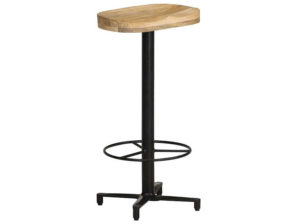 Sgabelli da Bar 2 pz 76 cm in Legno Massello di Mango