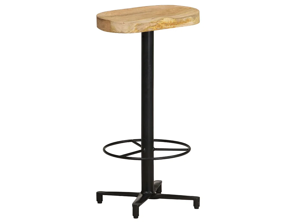 Sgabelli da Bar 2 pz 76 cm in Legno Massello di Mango