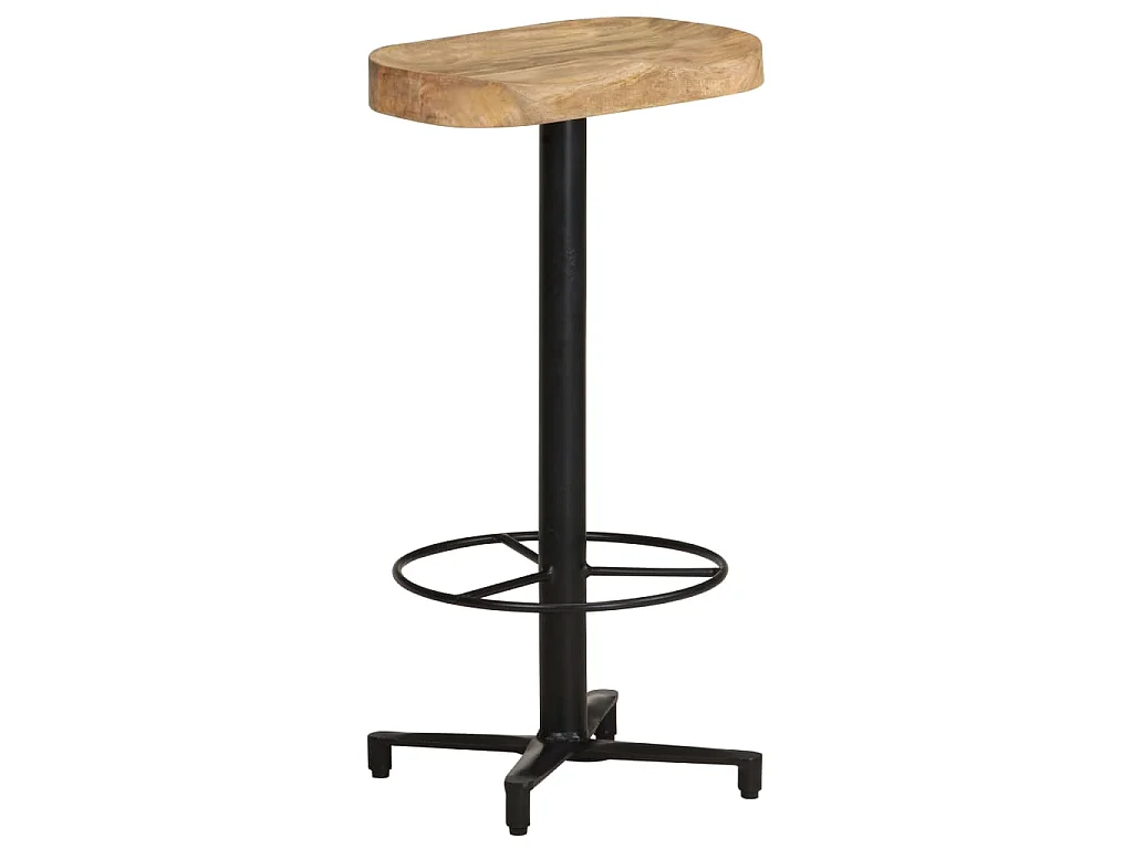 Sgabelli da Bar 2 pz 76 cm in Legno Massello di Mango