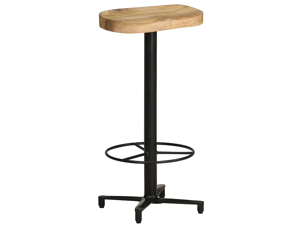 Sgabelli da Bar 2 pz 76 cm in Legno Massello di Mango