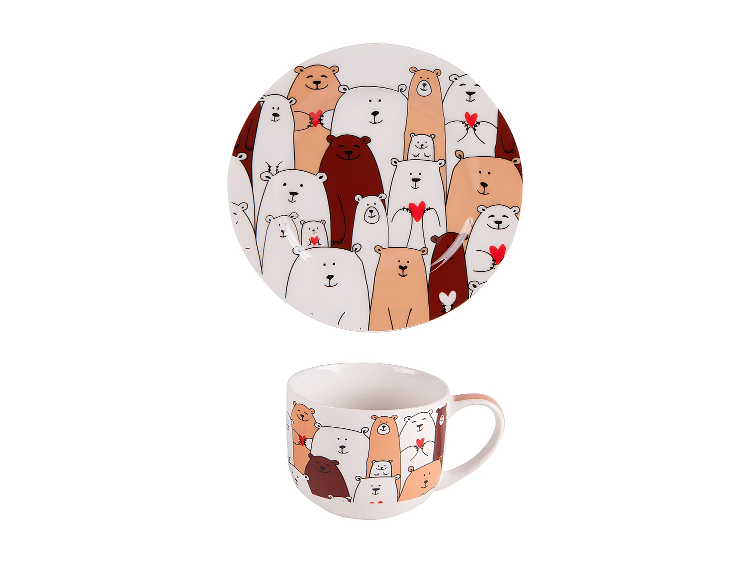 Coffret déjeuner Teddy 47 cl