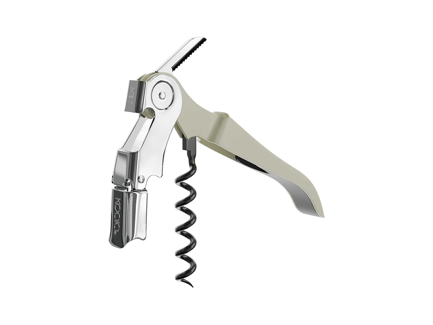 Pop - Tire-bouchon double levier AC Blanc