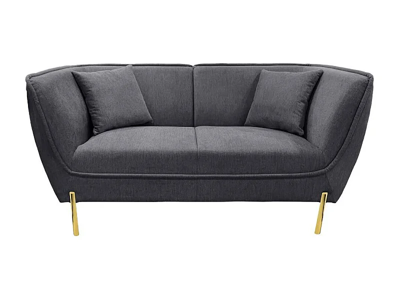 Canapé Provence ardoise et or