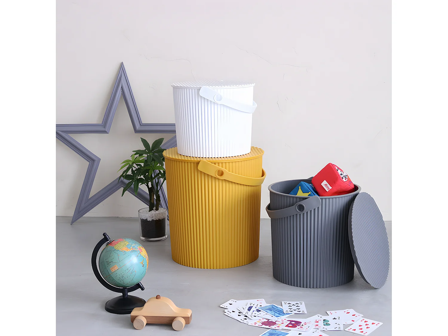 Seau Omni Outil S 8L Rouge  Hachiman