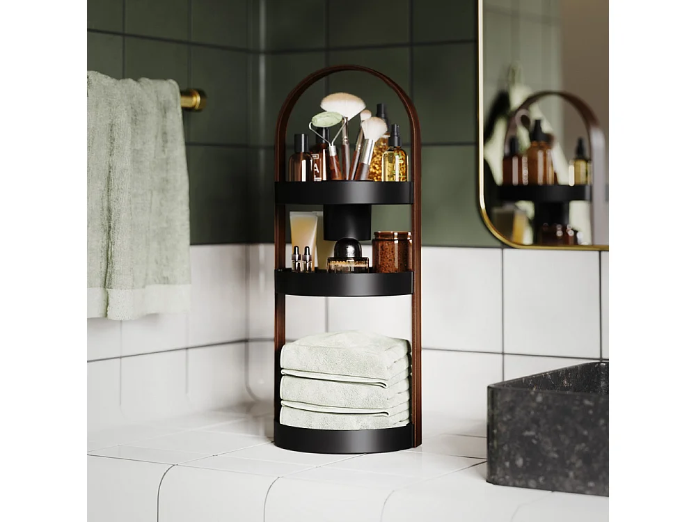 Organiseur à cosmétique Bellwood Noir  Umbra