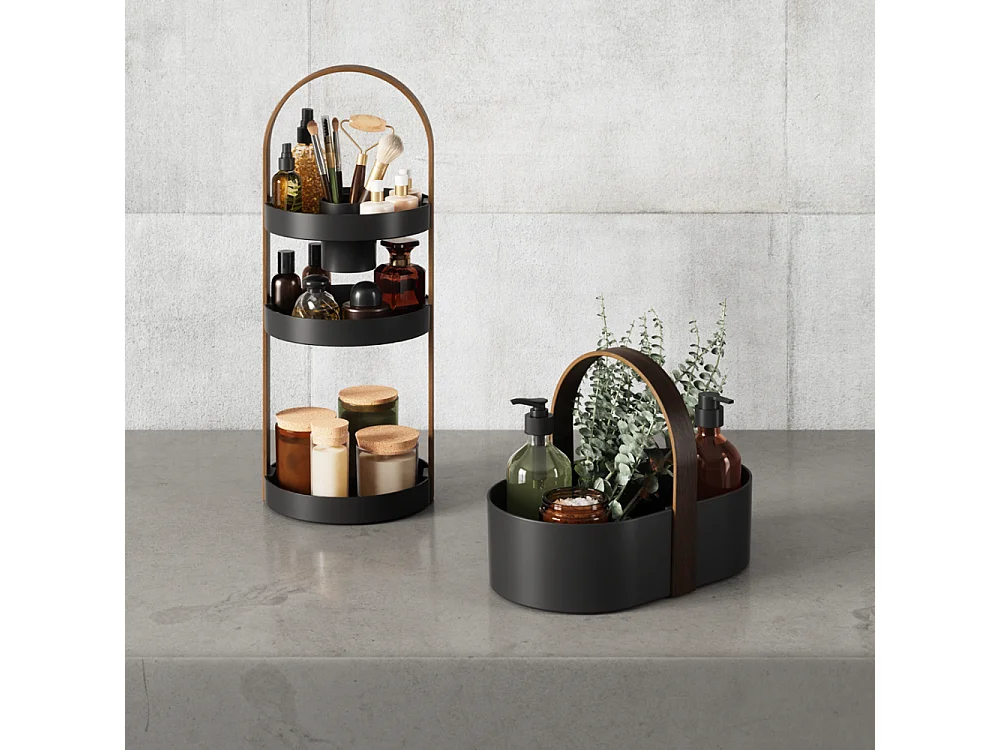 Organiseur à cosmétique Bellwood Noir  Umbra