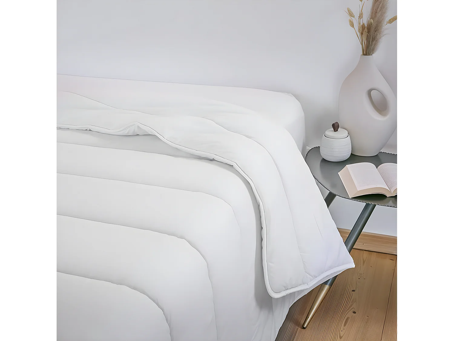 SWETLINE - Couette Coton anti-acariens 200x 200 cm