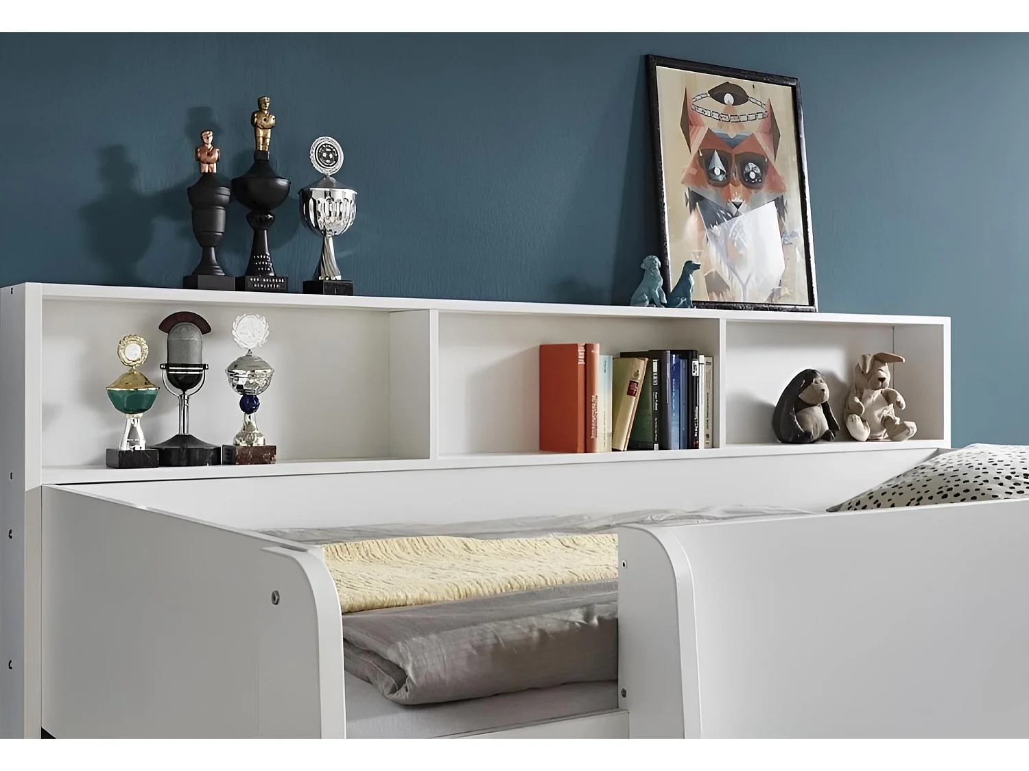 Letto Sven/2x90x200/Bianco