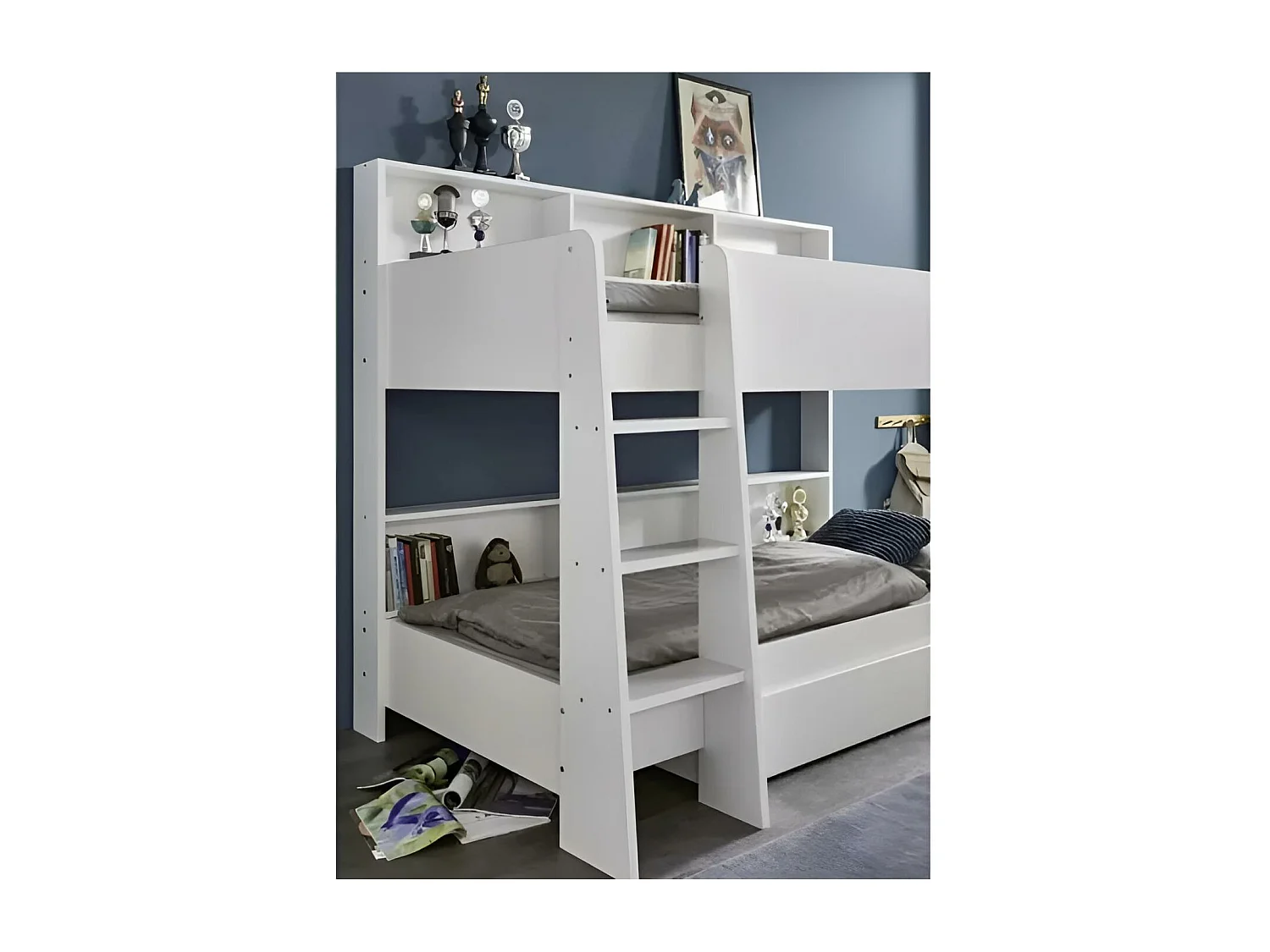 Letto Sven/2x90x200/Bianco