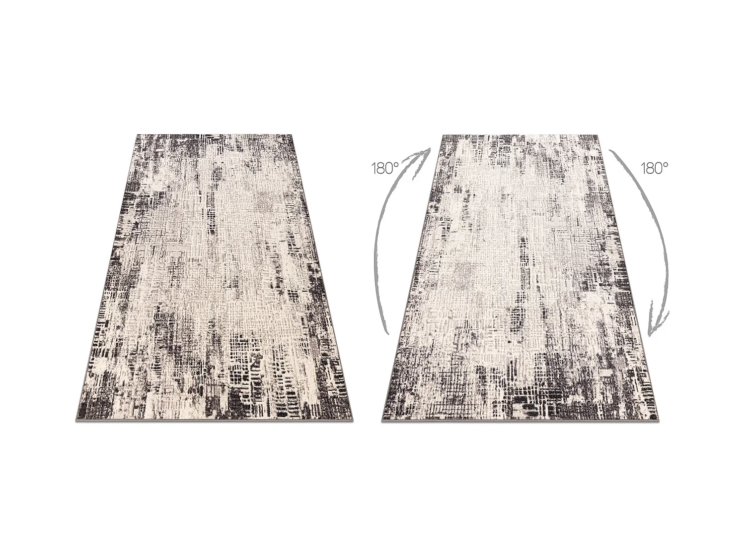 Tapis Laine ANGEL 1223 / 52011 Vintage beige / gris 200x300 cm