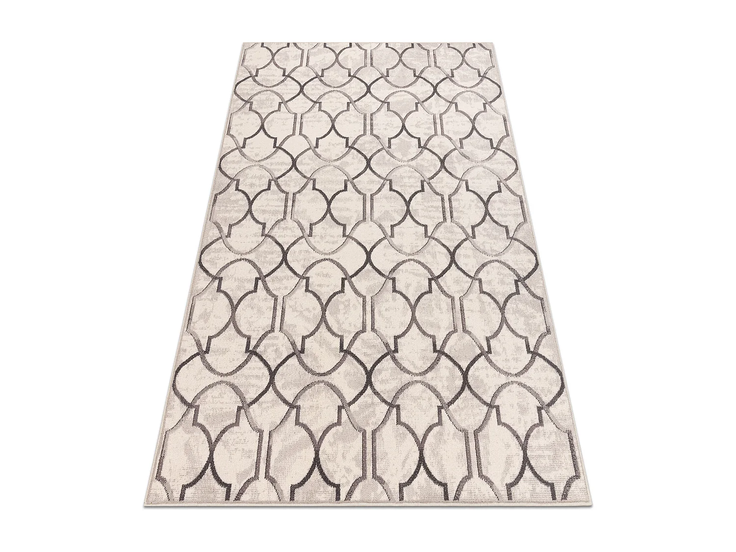 Tapis Laine ANGEL 7905 / 52022 Treillis marocain beige / gris 240x340 cm