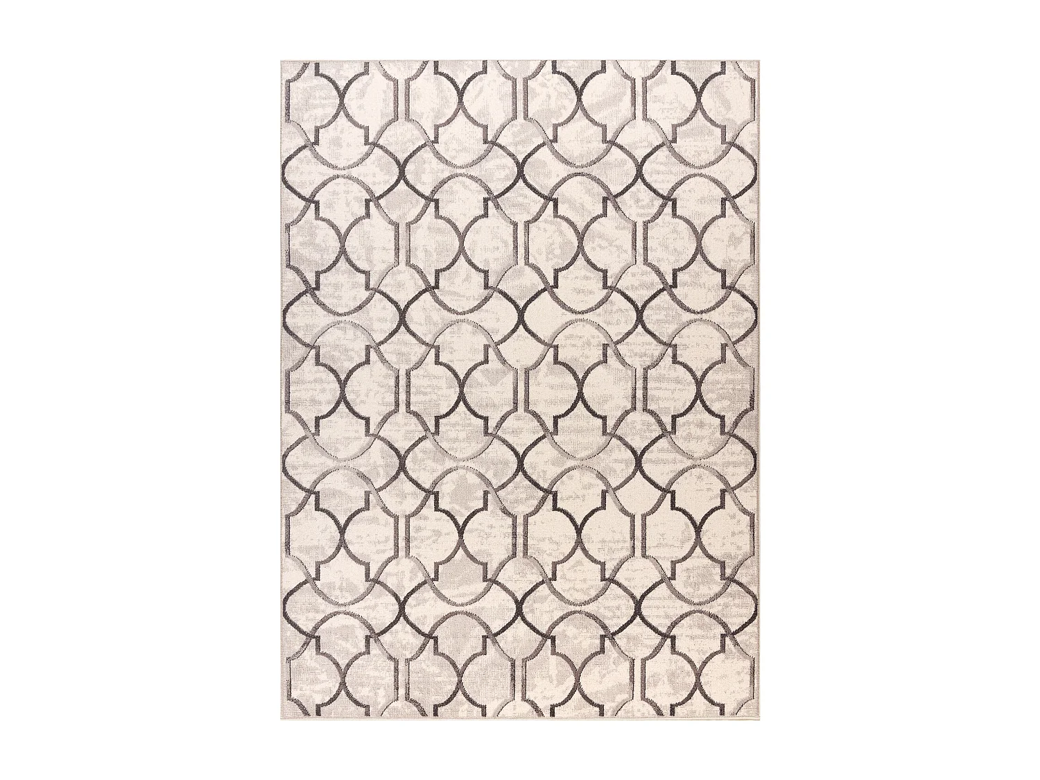 Tapis Laine ANGEL 7905 / 52022 Treillis marocain beige / gris 240x340 cm
