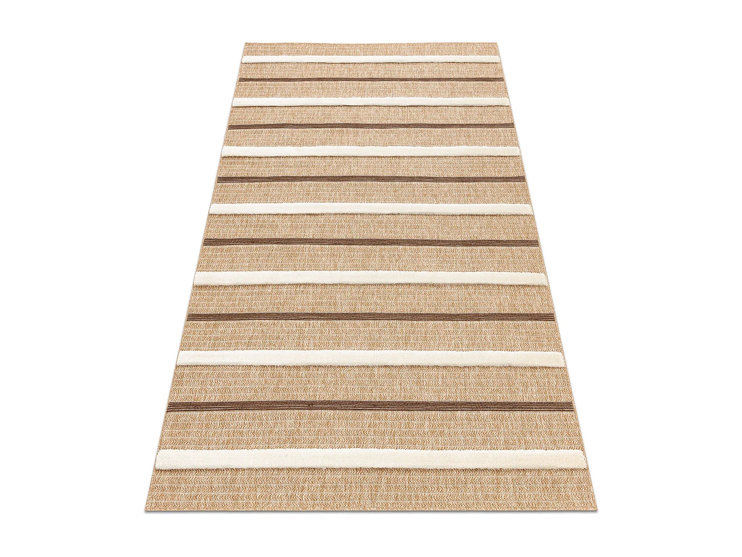 SPARK 0686A beige / room tapijt - Lijnen, sisal, structureel 140x190 cm