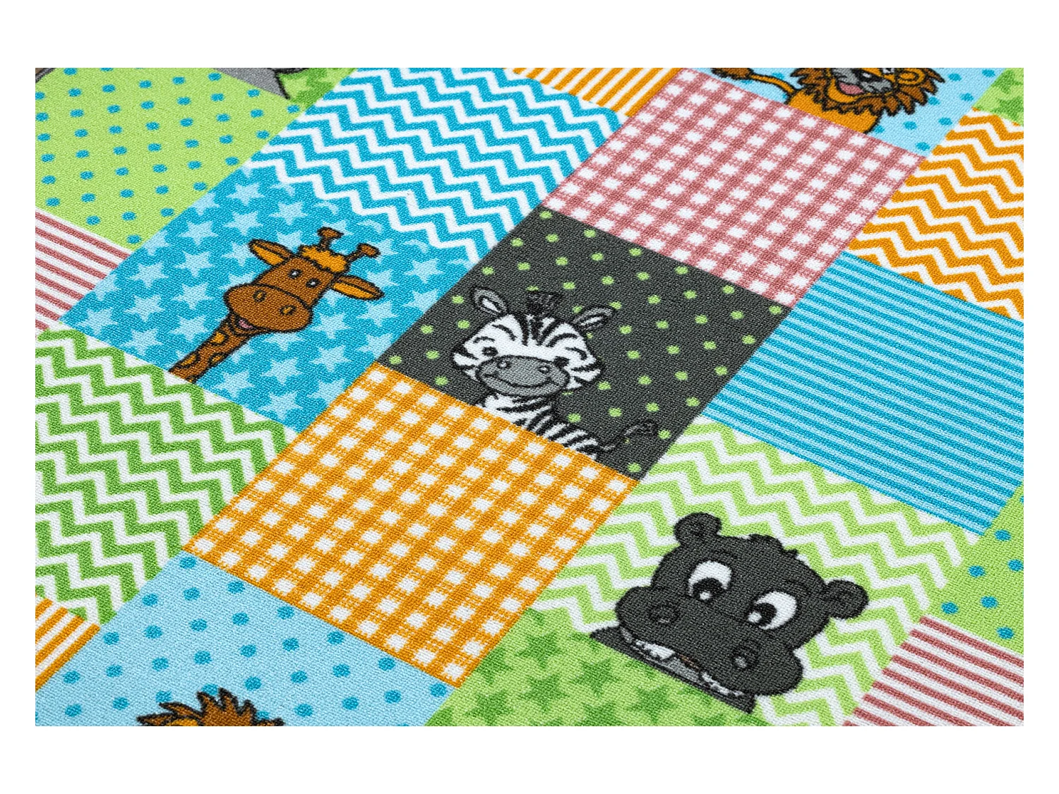 Tapijt voor kinderen ZOO dieren kinderen 150x200 cm