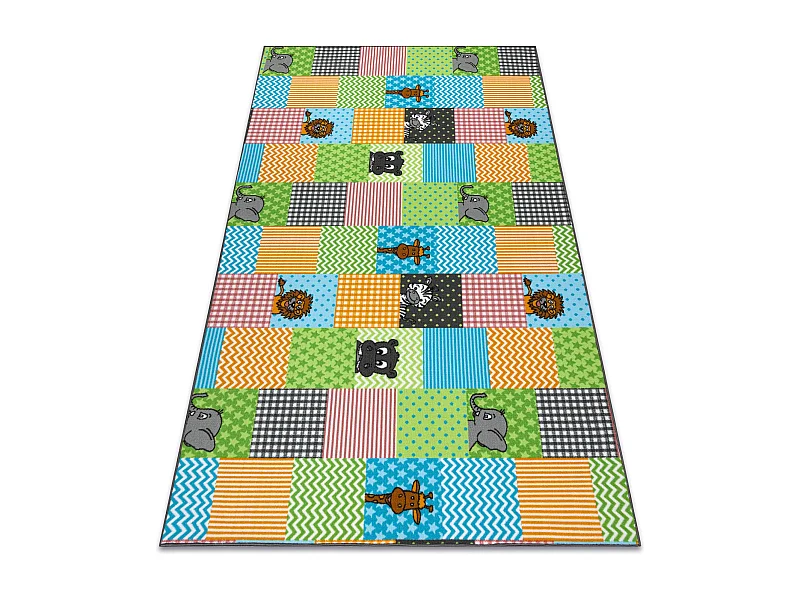 Tapis pour enfants ZOO animaux 100x150 cm