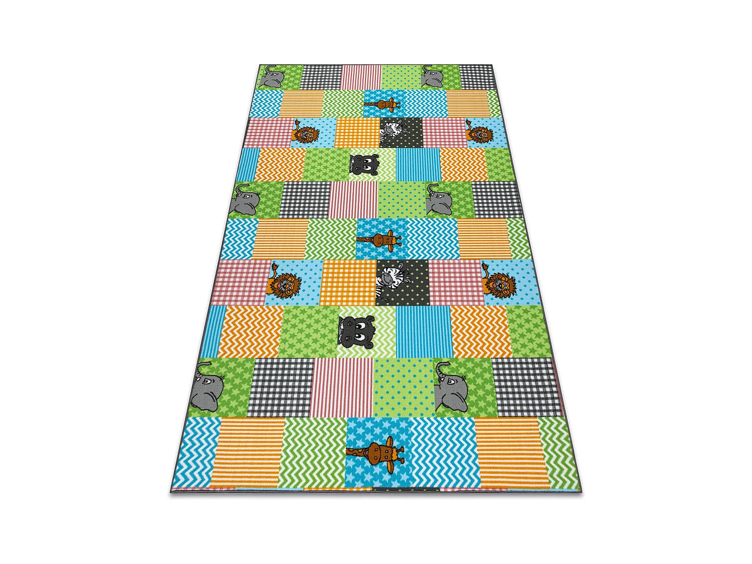Tapis pour enfants ZOO animaux 100x150 cm