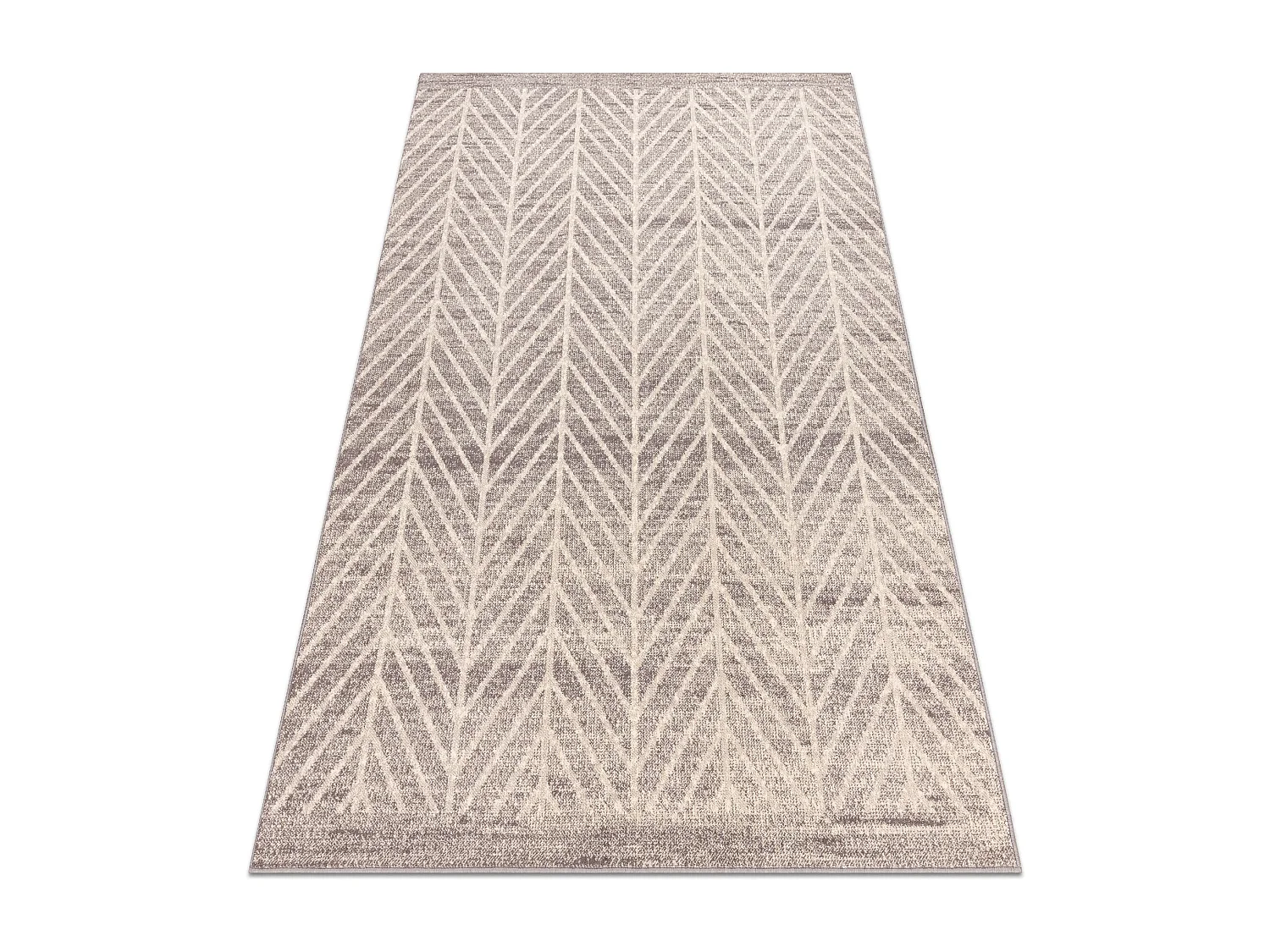 Tapijt Wol ANGEL 1188 / 52033 Chevron, visgraat beige / grijs 120x170 cm