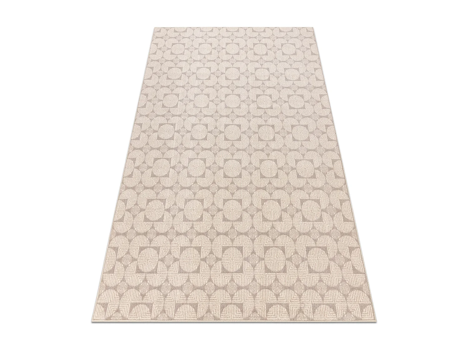 Tapis Laine ANGEL 7887 / 52022 Géométrique beige / gris 160x230 cm