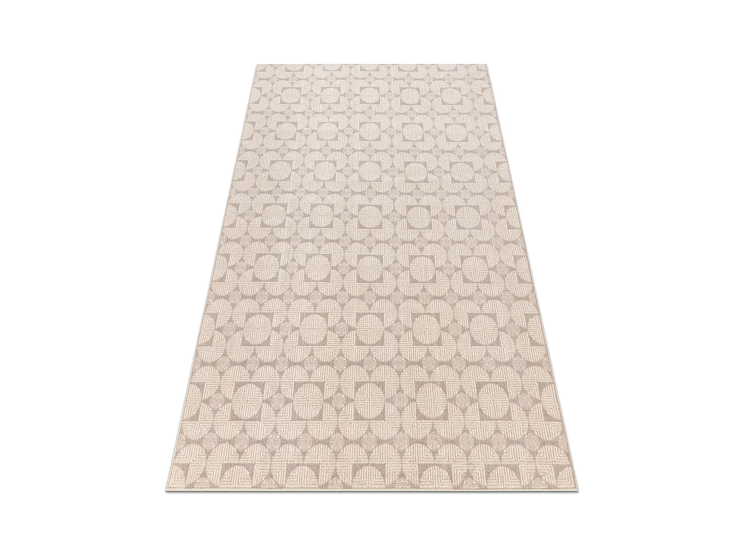 Tapis Laine ANGEL 7887 / 52022 Géométrique beige / gris 160x230 cm