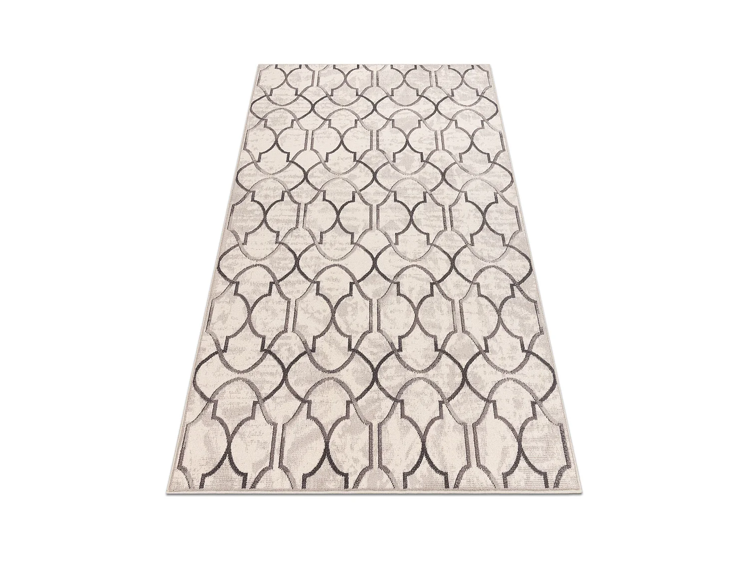 Tapis Laine ANGEL 7905 / 52022 Treillis marocain beige / gris 120x170 cm