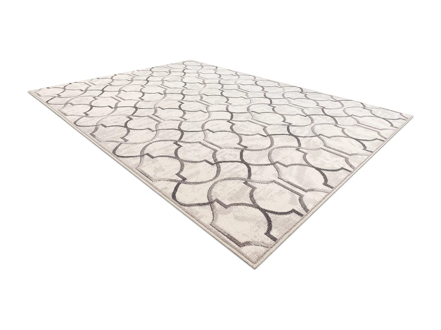 Tapis Laine ANGEL 7905 / 52022 Treillis marocain beige / gris 120x170 cm