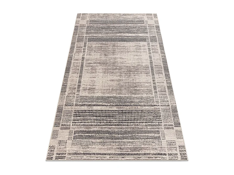 Tapis Laine ANGEL 7889 / 52022 Vintage, cadre beige / gris 200x300 cm
